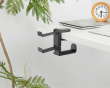 Holder for Headphones- & Controllers - Black Holder for Headphones- & Controllers - Black