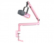 TAM8 Dynamic Gaming Microphone and Boom Arm - Pink