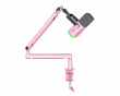 TAM8 Dynamic Gaming Microphone and Boom Arm - Pink