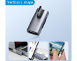 USB-C Male to USB-C Female Adapter (Vertical L-Type)
