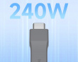 Short Fast Charging 240W USB-C Cable – 6 cm