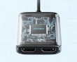 USB 3.0 or USB-C to Dual HDMI Adapter