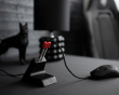 Ancora Mouse Cable Holder Black/Red