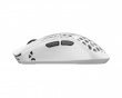 AKITSU Medium Carbon Fiber 8K Wireless Gaming Mouse - White