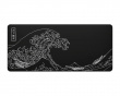 The Great Wave XXL Mousepad - Black