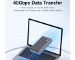 USB-C 40Gbps External Hard Drive Enclosure