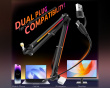 RGB Metal Microphone Boom Arm - Black