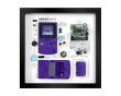 Retro Art Nintendo Gameboy Color Console Display - Purple