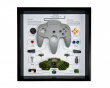 Retro Art Nintendo N64 Controller Display - Grey