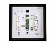 Retro Art Nintendo Wii Remote Controller Display - Grey