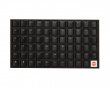 THT Doubleshot PBT Backlit Low-Profile 65-Key - Choc V1 - Black