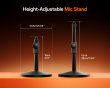 PD200WS - Wireless Microphone with Microphone Arm - Black