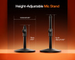 PD200W - Wireless Microphone with Table Stand - Black