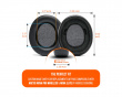 Nova Wireless Ear Cushions - Black