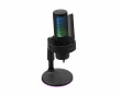 A9S Black RGB Condenser Microphone for Recording