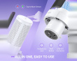 A9S RGB Condenser Microphone - White