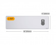 GMP 2 Stitched Gaming Mousepad L Extended - White
