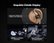 Belle IEM Headphones with Mic - 3.5mm - Black
