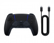 PlayStation 5 DualSense V3 Wireless Controller + USB Cable for PC - Midnight Black