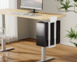 Adjustable Desk Clamp Computer Holder - White