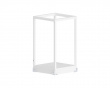 Wall-mounted flower stand with LED lighting