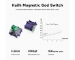Jet 75 E-sport Magnetic Switch Keyboard - White Topographic [Kailh Magnetic God Switch]