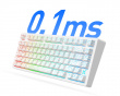 Jet 75 E‑sport Keyboard - Black Topographic [Kailh Magnetic God Switch]