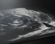 Odyssey Glass Mousepad - Black & White - Limited Edition