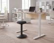 Ergonomic Height Adjustable Wobble Stool - Black