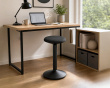 Ergonomic Height Adjustable Wobble Stool - Black