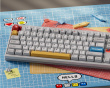 DP104 ANSI Keyboard - Powder White [Rye Linear]