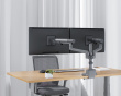 Monitor Arm with USB-A & USB-C Ports - 2 Monitors - 17-35