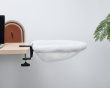 Foldable Table-Mounted Cat Bed - White