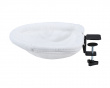 Foldable Table-Mounted Cat Bed - White