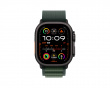 Watch Ultra 2 GPS + CELL Black Titanium Case / Dark Green Alpine Loop - Medium