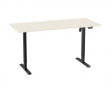 Height Adjustable Standing Desk (1600X700) - Black /Oak table top