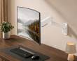 Heavy-Duty Wall Mount for Monitor - White