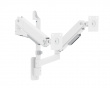Heavy-Duty Wall Mount for 2 Monitors - White