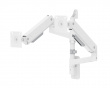 Heavy-Duty Wall Mount for 2 Monitors - White