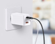 GaN5 Pro Fast Charger 2C+U 65W - White