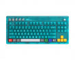 Retro Mechanical Keyboard Wireless - ANSI - Clear Blue