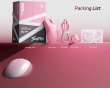 V6S Wireless Gaming Mouse - Pink