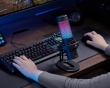 VOXARA USB Gaming Condenser Microphone RGB - Black