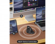 EM05 NL Vertical Wireless Trackball Mouse - Black/Red