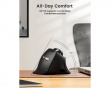 EM05 NL Vertical Wireless Trackball Mouse - Black