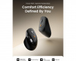 EM25 Fast-Scroll Ergonomic Mouse - Black