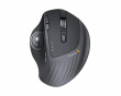 EM01 NL Wireless Ergonomic Trackball Mouse Black/Gray Ball - Black