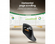 EM11 Pro Ergonomic Vertical Mouse - Black/Blue