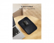 MP50 Ergonomic Mouse Pad with Wrist Rest Lycra - Black
