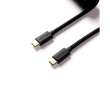 Coiled Aviator Cable Straight 8K - Black